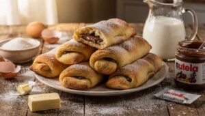 Flauti alla Nutella super soffici: la merenda che sparisce in pochi minuti