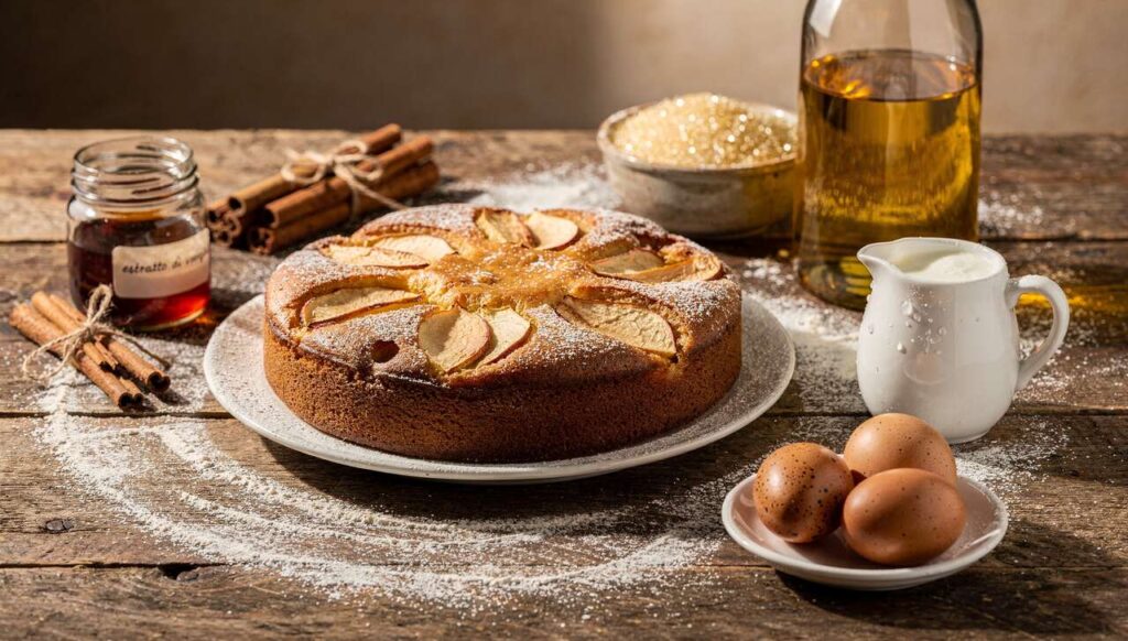 TORTA 12 CUCCHIAI alle MELE Senza Bilancia Golosissima piena di mele