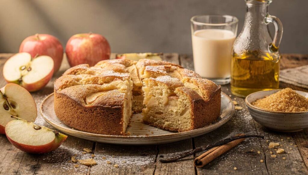 Torta di Mele Senza Burro e Uova Morbidissima: Ricetta Veloce e Leggera