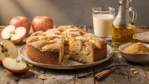 Torta di Mele Senza Burro e Uova Morbidissima: Ricetta Veloce e Leggera