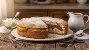 Torta al caffè e ricotta: morbida, golosa e senza burro 