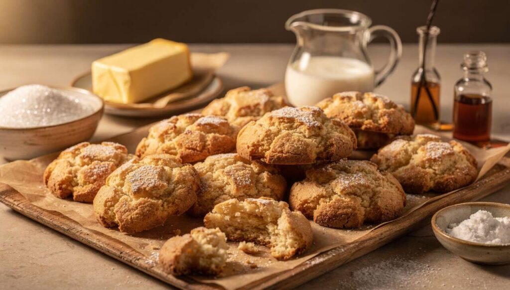 Biscotti alla panna friabili: ricetta veloce pronta in 20 minuti
