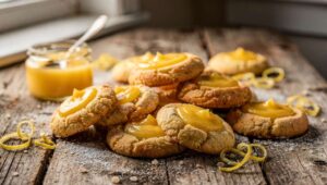 Biscotti al lemon curd: frolla all'olio e ripieno facile ma d'effetto
