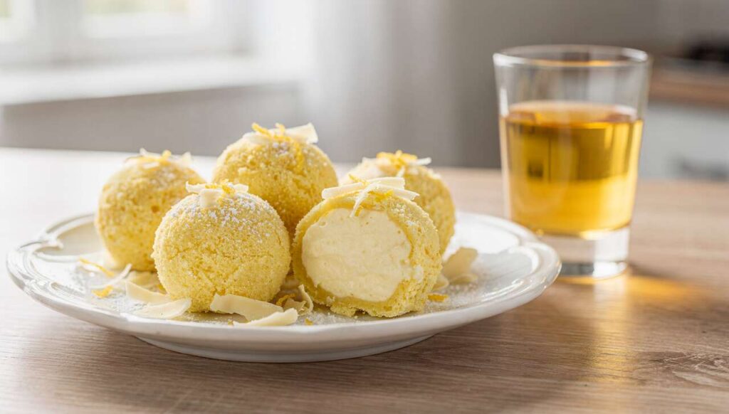 Tartufini mimosa al limoncello senza cottura: pronti in 15 minuti